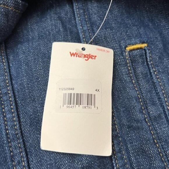 Wrangler Women's Memory Maker Denim Jacket Dark Wash - Picture 8 of 8
